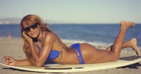 Sexy Woman Lying On Her Stomach At The Beach Stock Footage Videohive