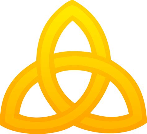 Transparent Trinity Clipart Gold Trinity Knot Symbol Png Download