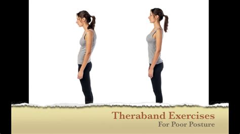 Theraband Exercises For Poor Posture Youtube