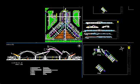 Terminal Terrestre Cateriano En AutoCAD Librería CAD