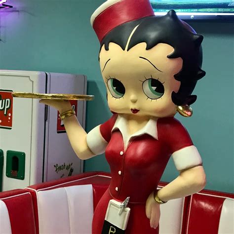 Betty Boop Waitress 3ft Statue Mancave Madness