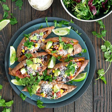 Easy Baked Sweet Potato Recipe Mexican Style Belly Rumbles