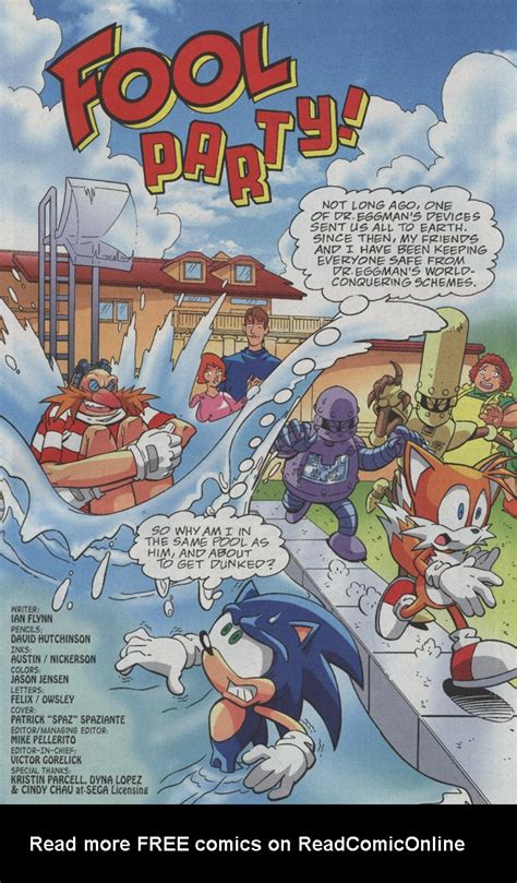 Read Online Sonic X Comic Issue 34