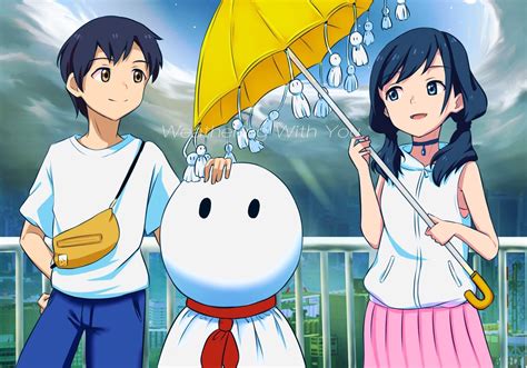 Download Nagi Amano Hina Amano Hodaka Morishima Anime Weathering With