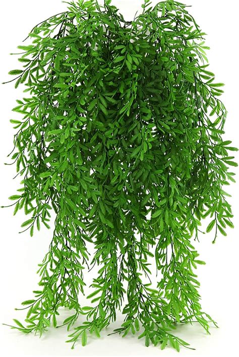 Artificial Hanging Plants Fern Vinefake Plants Ivy Leaves