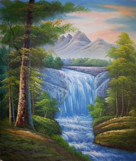 Artist Hand Painted High Quality Natural Scenery Oil Painting On Canvas