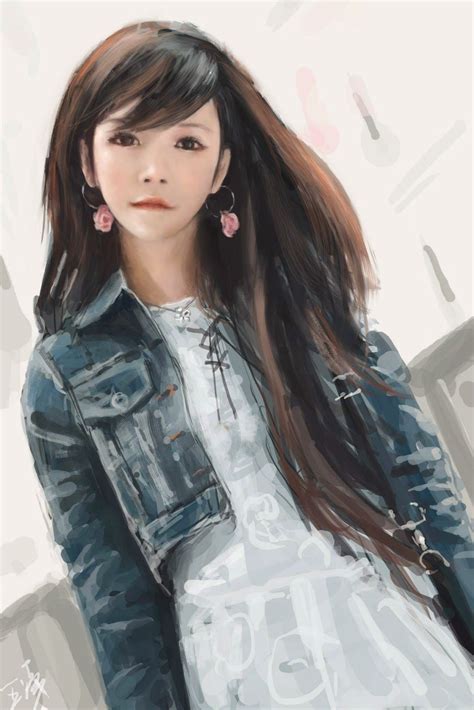 王凌wang Ling Digital Art Gallery Portrait Portrait Illustration