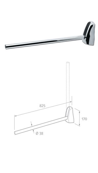 The top countries of supplier is china, from which the. Bespoke Chrome Drop Down Rail 825mm