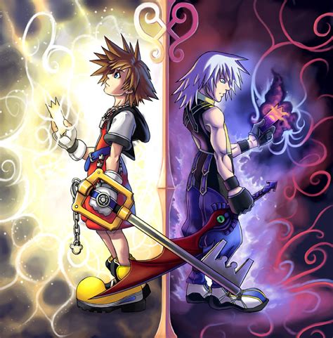 The Light And The Twilight Kingdom Hearts Fan Art 1141409 Fanpop