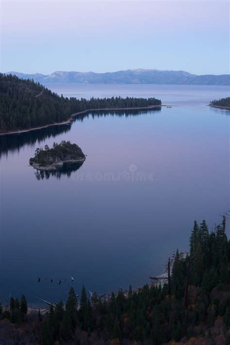 Protected Cove Emerald Bay Fannette Island Lake Tahoe Stock Photo