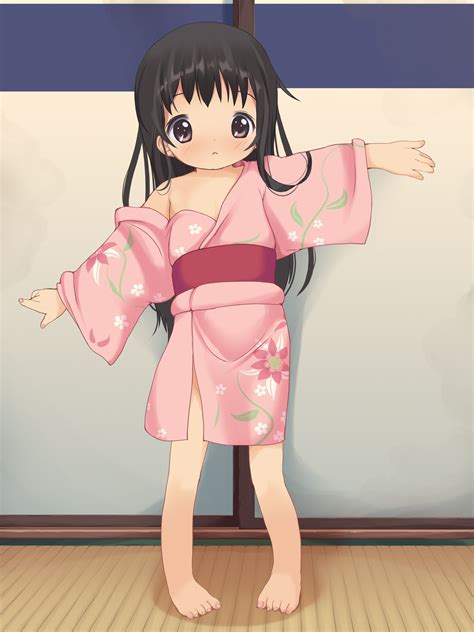 Anime Picture Search Engine Absurdres Anyannko Barefoot Black Hair