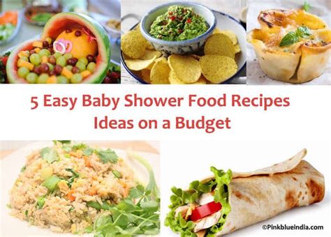 Part of the fun of throwing a baby shower is the catering, and while you don't have to go crazy cooking up a storm, guests will expect to. 5 Easy Baby Shower Food Recipes Ideas on a Budget | Simple ...