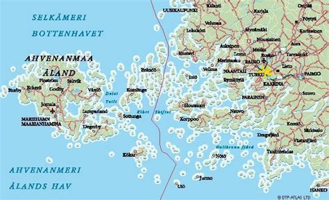 Click on the map to display elevation. Aland islands Map