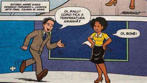 Maju coutinho está com o seu posto ameaçado na rede globo. Maju Coutinho vira personagem em história da Turma da Mônica