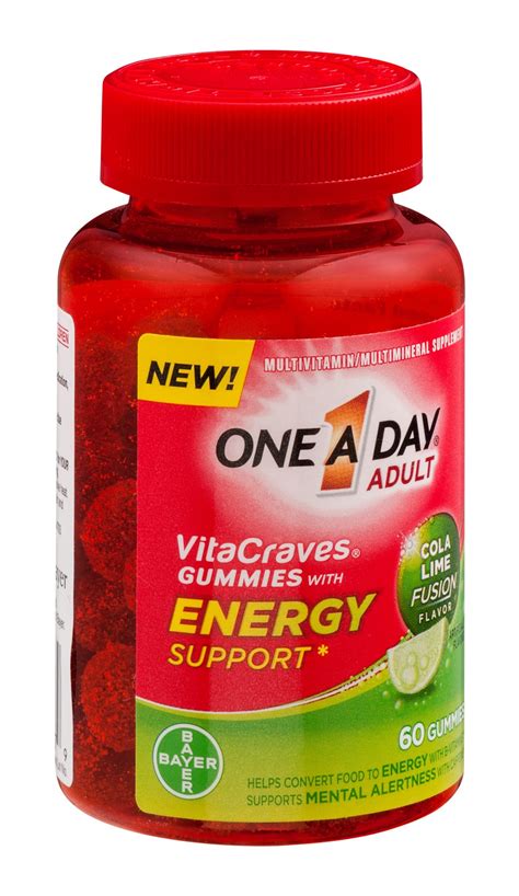 One A Day Vitacraves Adult Multivitamin Energy Support Gummies Shop