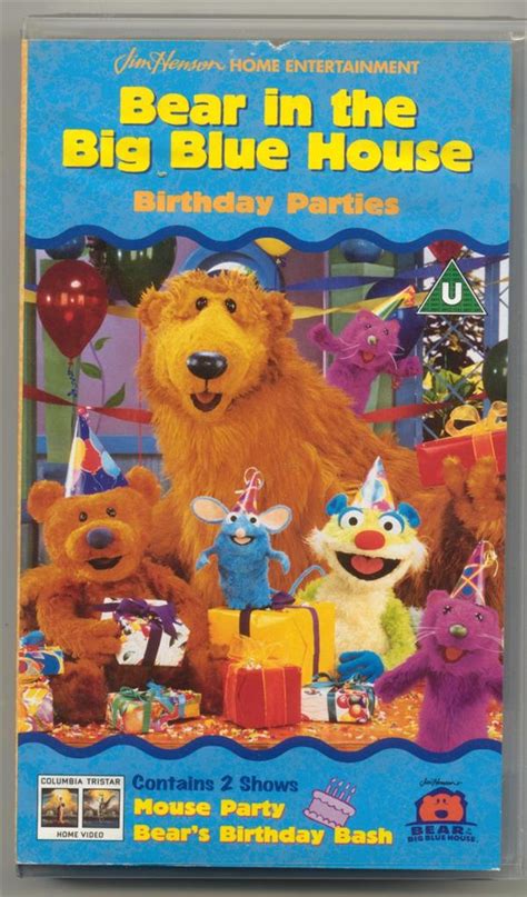 Bear In The Big Blue House Birthday Parties English Vhs Video 1999 Ebay