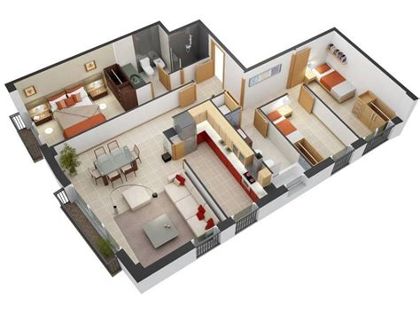 30 Modern 3d Floor Plans Help You To Make Your Dream Home Engineering