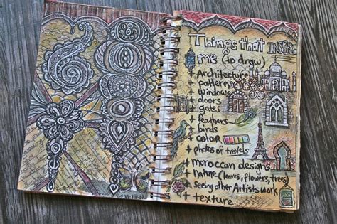 E Makes Art Journal Pages Doodles And Inspiring Things