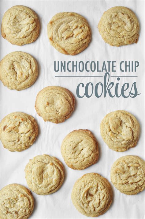 This recipe also has vegan and keto options. Unchocolate Chip Cookies - The Chic Site