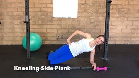 Kneeling Side Plank Youtube