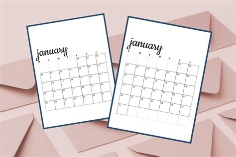 Free Printable 2021 Monthly Calendars Sunday And Monday Starts