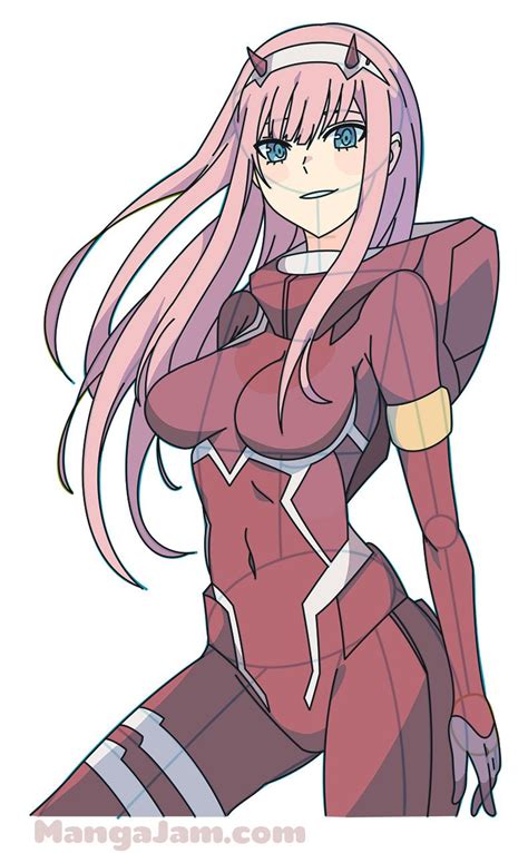 Lets Learn How To Draw Zero Two From Darling In The