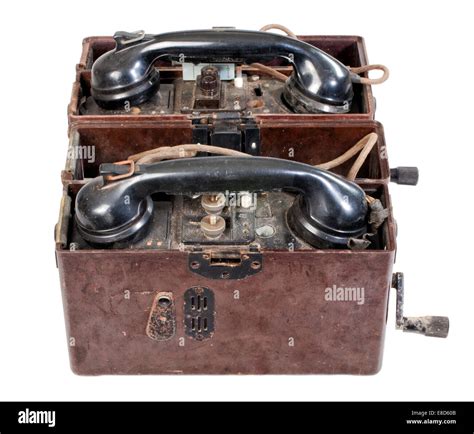 Field Telephone German Wehrmacht World War Ii Stock Photo Alamy