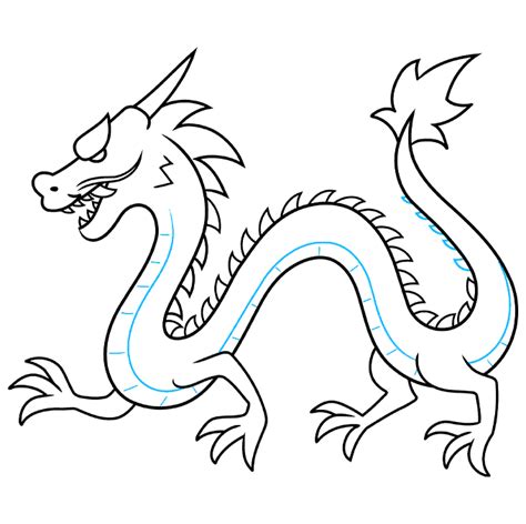 How To Draw An Easy Chinese Dragon Really Easy Drawing Tutorial