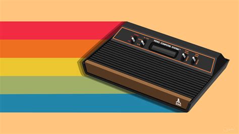 Atari 2600 Retro Wallpaper Clean By Dastrontm On Deviantart