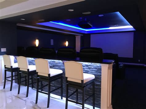 Indoor movie theaters are currently shut down in all of these states and metro areas. Home Theater Open Concept - Finished Basements NJ