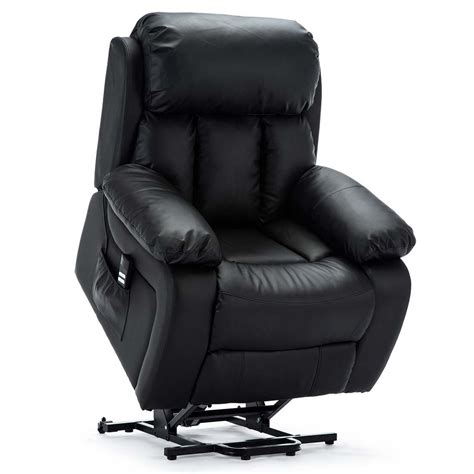 Chester Dual Motor Riser Electric Leather Recliner Armchair Heated Massage Chair Ebay