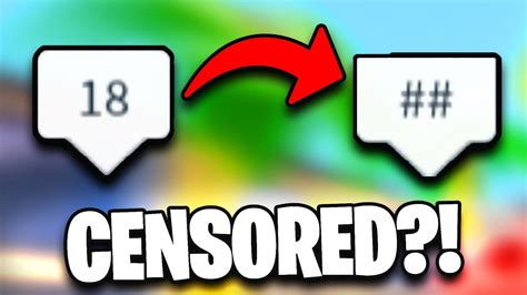 Why Does Roblox Censor Numbers Youtube