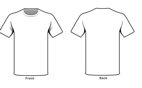Printable Blank Tshirt Template
