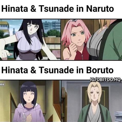 Hinata And Tsunade In Naruto Hinata And Tsunade In Boruto Hq Pa Ifunny
