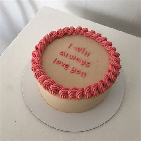 Have you been seeing those korean minimalist cakes on instagram? minimalist love you cake | Cupcake cakes, Pretty birthday ...