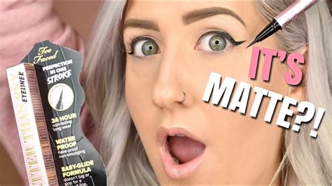 Too Faced Better Than Sex Eyeliner Review Youtube