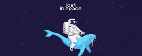 1200x480 Astronaut 4k Lost In Space Pixel Art 1200x480 Resolution