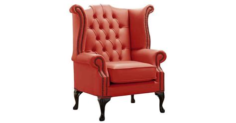 Horizon Chesterfield Queen Anne Wing Chair Designersofas4u