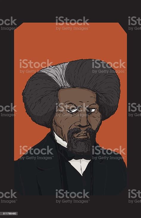 Frame Of Frederick Dougass Stock Illustration Download Image Now Frederick Douglass Black