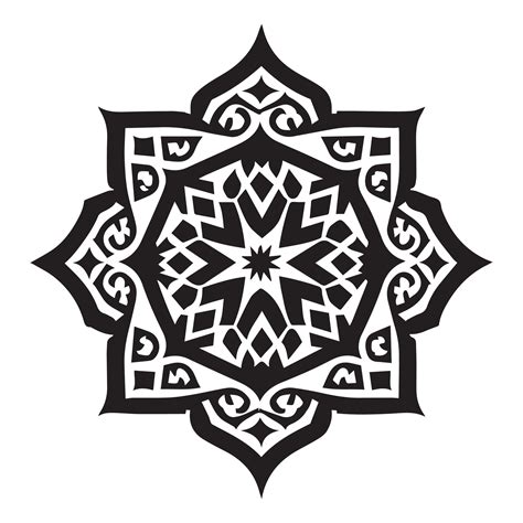 Islamic Ornament Vector Design Illustration Islamic Floral Vector