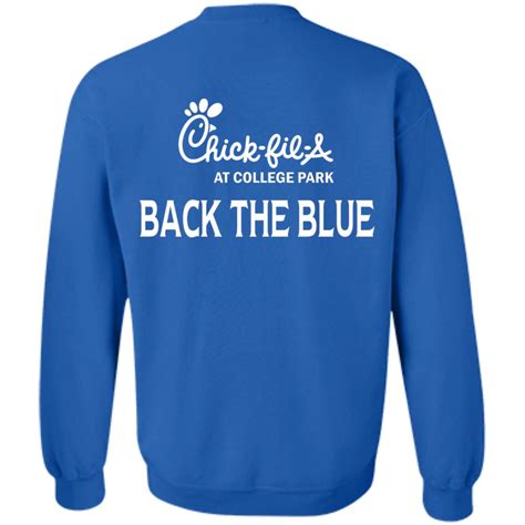 Hibbett sports® | sporting goods retailer specializing in team sports. Chick Fil A At College Park Back The Blue Shirt ...