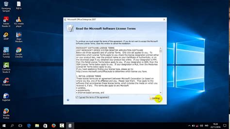 Cara Instal Microsoft Office 2007 Di Windows Xp7810 Youtube