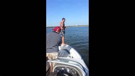 Kids Jumping Off The Boat Youtube