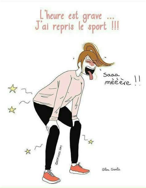 L Heure Est Grave J Ai Repris Le Sport Illustration Dr Le Sport
