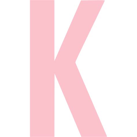 Pink Letter K Icon Free Pink Letter Icons