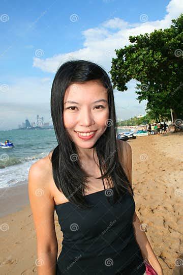 asian girl on a beach in thailand stock image image of beautiful asia 17320293