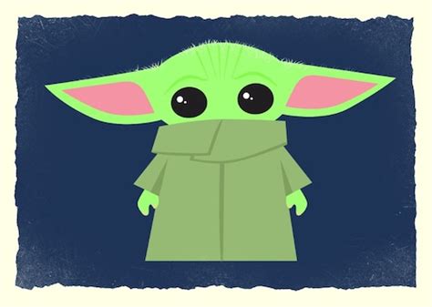Illustrated Baby Yoda