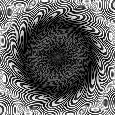 Op Art Spiral Op Art Optical Illusions Fractal Art