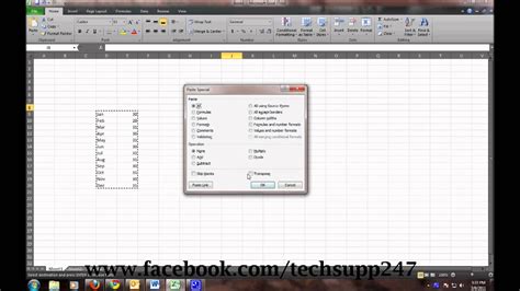 How To Convert Rows Into Columns In Msexcel Youtube