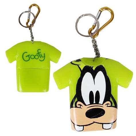 Goofy T Shirt Coin Cover Key Chain Entertainment Earth Keychain